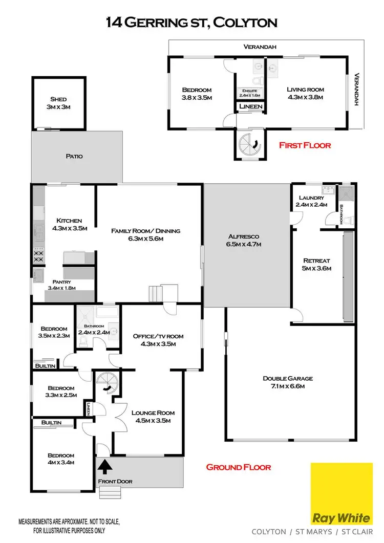 Floorplan of Homely house listing, 14 Gerring Street, Colyton NSW 2760