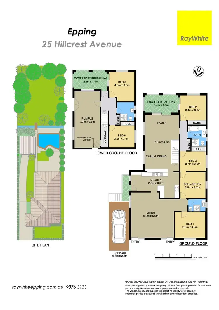 Floorplan of Homely house listing, 25 Hillcrest Avenue, Epping NSW 2121