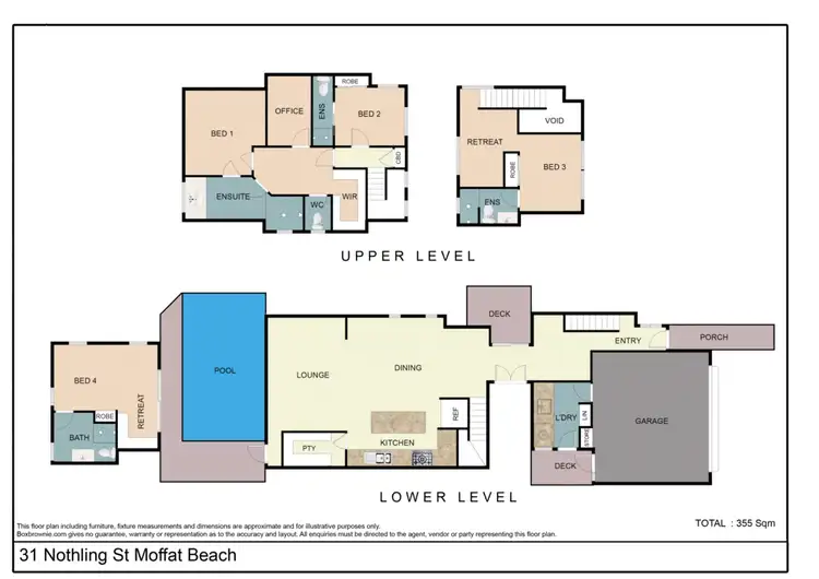 Floorplan of Homely house listing, 31 Nothling Street, Moffat Beach QLD 4551