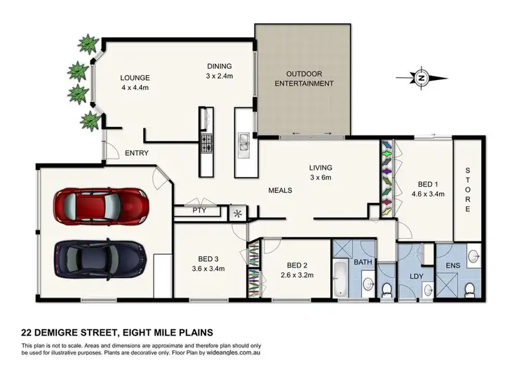 Floorplan of Homely house listing, 22 Demigre Street, Eight Mile Plains QLD 4113
