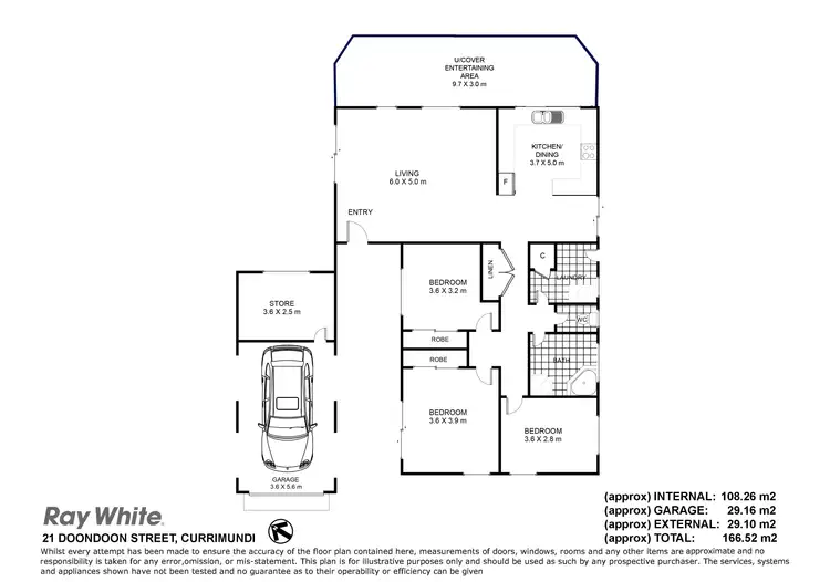 Floorplan of Homely house listing, 21 Doondoon Street, Currimundi QLD 4551
