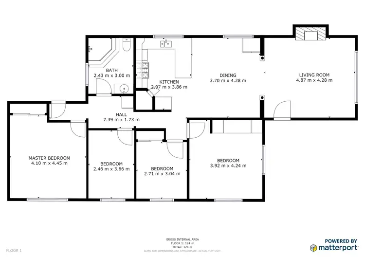 Floorplan of Homely house listing, 53 Palaroo Street, Swan Hill VIC 3585