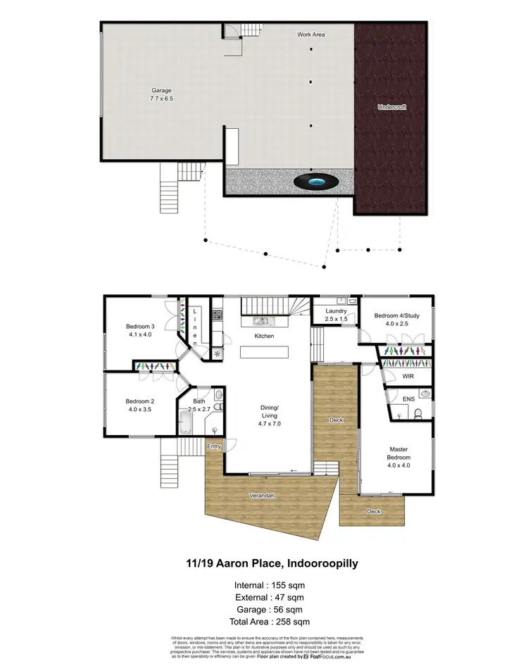 Floorplan of Homely unit listing, 11/19 Aaron Place, Indooroopilly QLD 4068