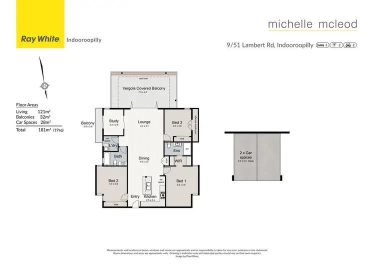Floorplan of Homely unit listing, 9/51 Lambert Road, Indooroopilly QLD 4068