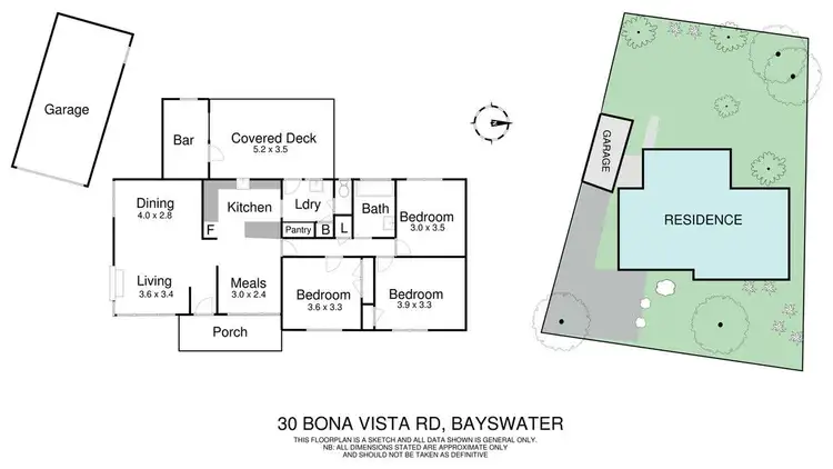Floorplan of Homely house listing, 30 Bona Vista Road, Bayswater VIC 3153