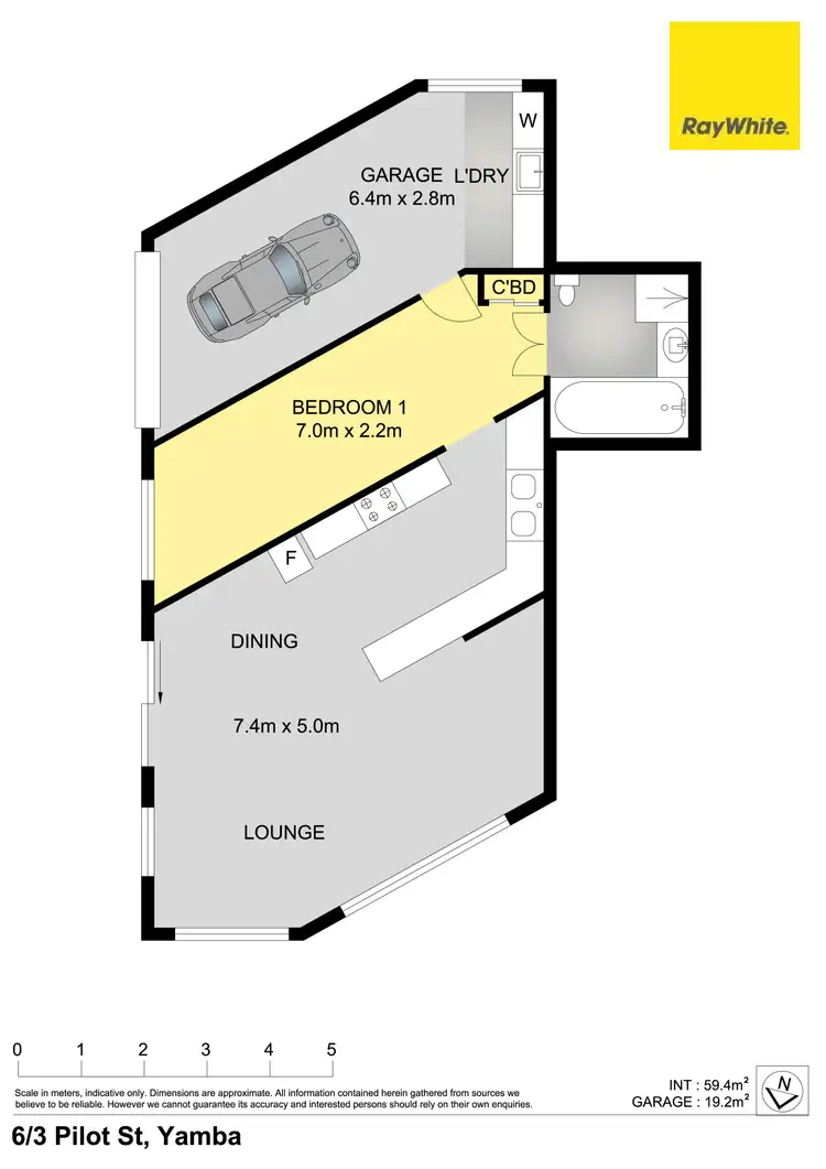 Floorplan of Homely house listing, 6/3 Pilot Street, Yamba NSW 2464