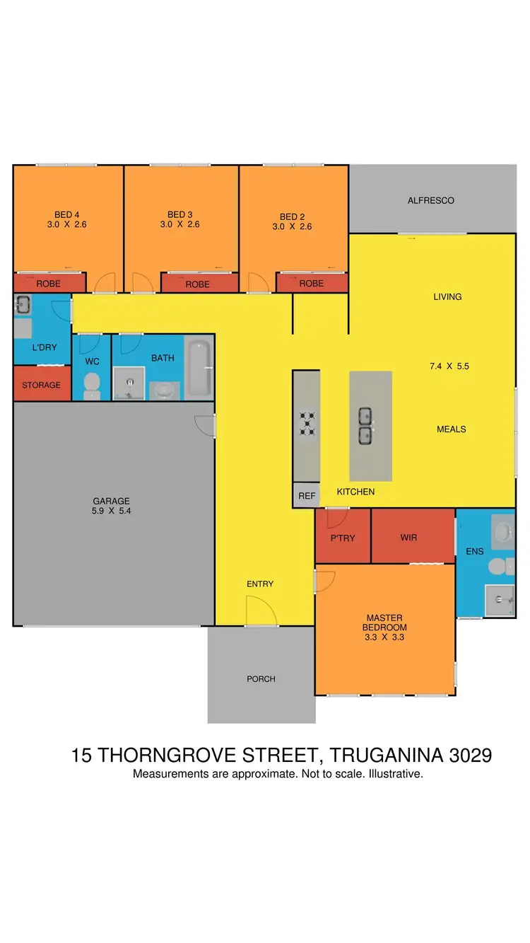 Floorplan of Homely house listing, 15 Thorngrove Street, Truganina VIC 3029