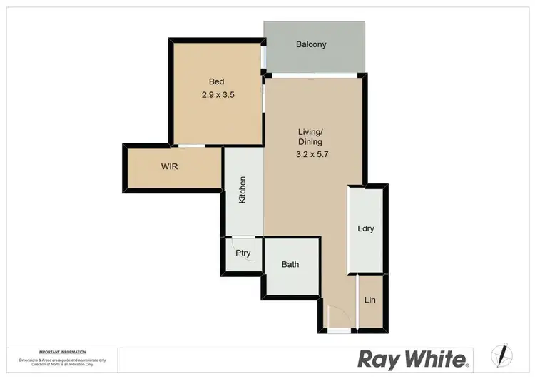 Floorplan of Homely apartment listing, 500/6-8 Charles Street, Charlestown NSW 2290