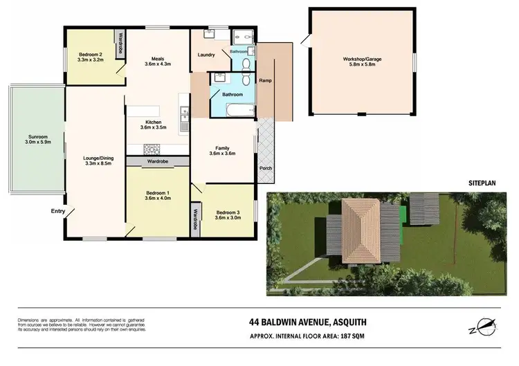 Floorplan of Homely house listing, 44 Baldwin Avenue, Asquith NSW 2077