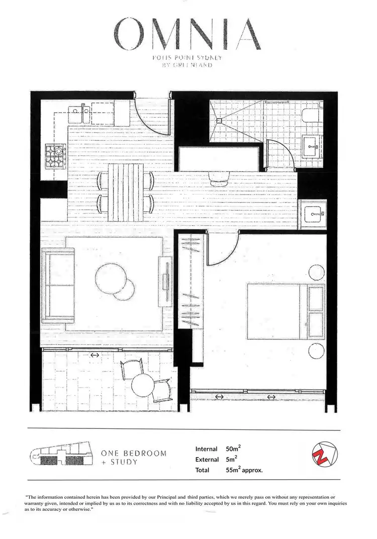 Floorplan of Homely apartment listing, 1306/226 Victoria Street, Potts Point NSW 2011
