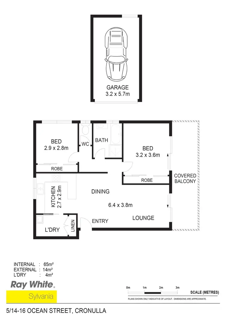 Floorplan of Homely unit listing, 5/14-16 Ocean Street, Cronulla NSW 2230