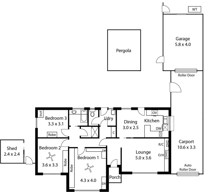 Floorplan of Homely house listing, 9 McMahon Place, Seaton SA 5023
