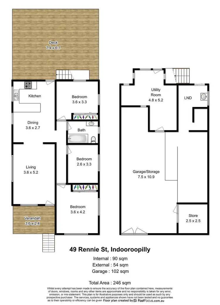 Floorplan of Homely house listing, 49 Rennie Street, Indooroopilly QLD 4068