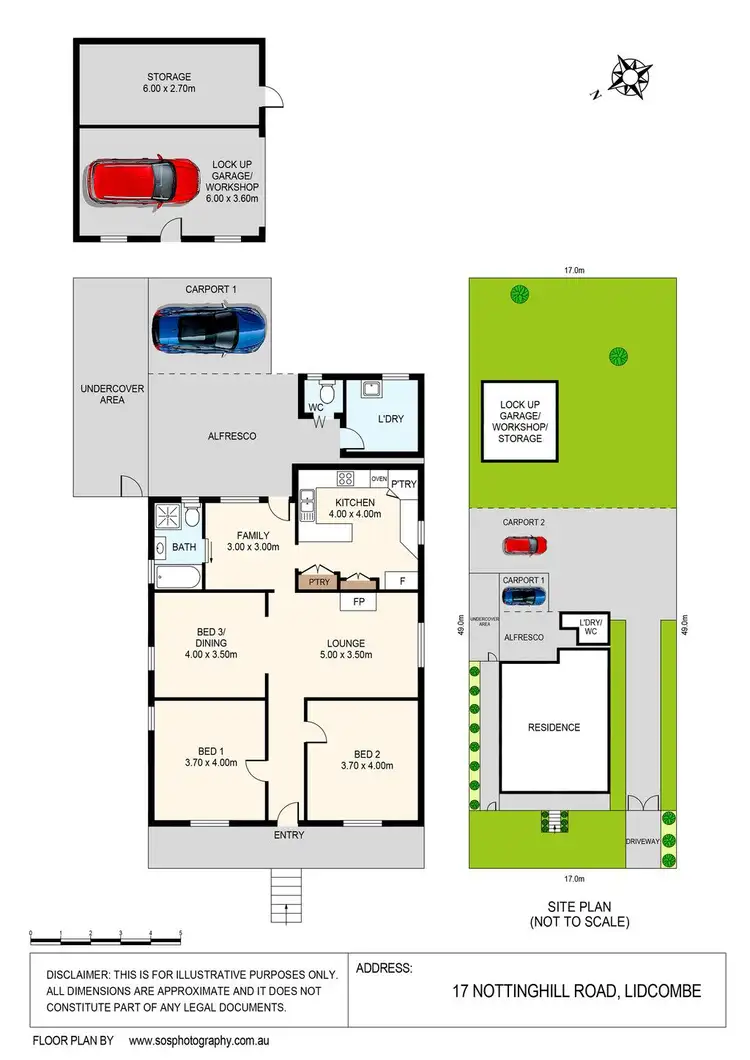 Floorplan of Homely house listing, 17 Nottinghill Road, Lidcombe NSW 2141