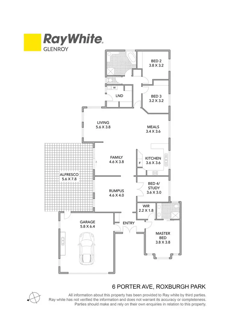 Floorplan of Homely house listing, 6 Porter Avenue, Roxburgh Park VIC 3064