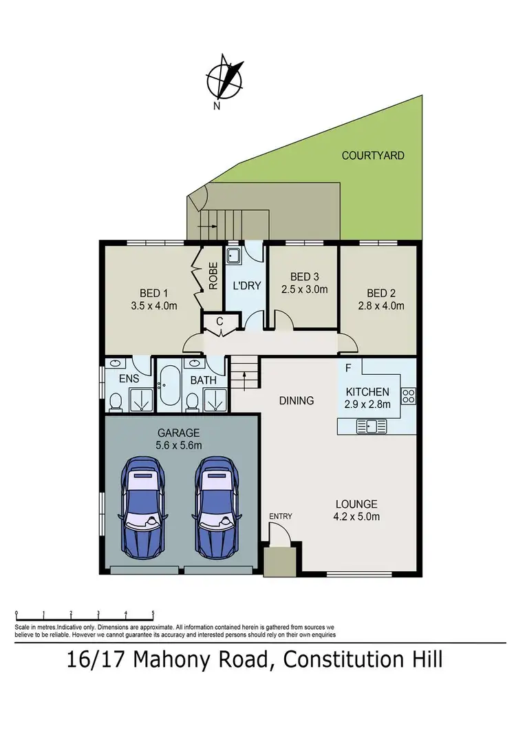 Floorplan of Homely villa listing, 16/17 Mahony Road, Constitution Hill NSW 2145