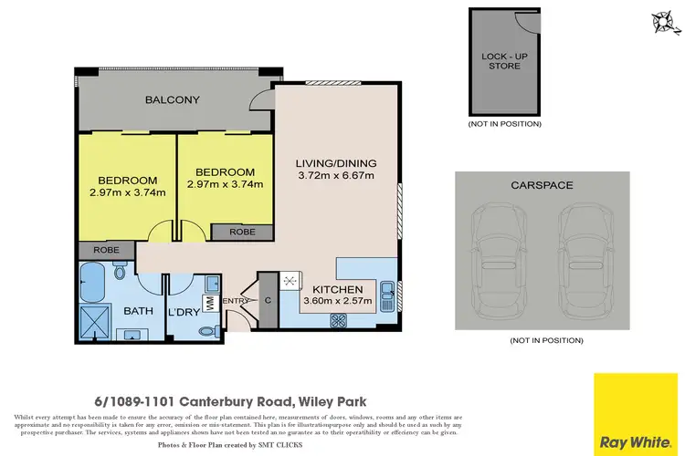 Floorplan of Homely apartment listing, 6/1089 CANTERBURY Road, Wiley Park NSW 2195