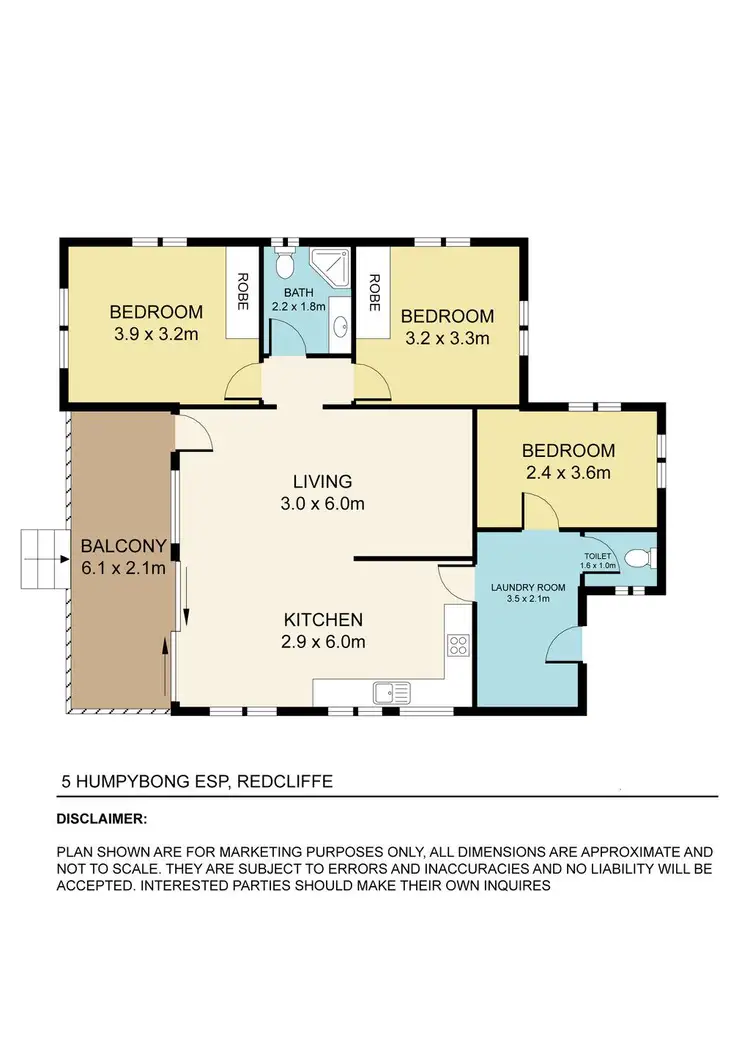 Floorplan of Homely house listing, 5 Humpybong Esplanade, Redcliffe QLD 4020