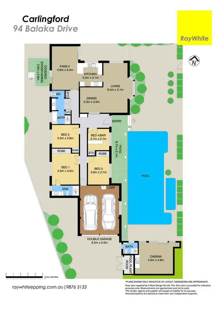 Floorplan of Homely house listing, 94 Balaka Drive, Carlingford NSW 2118