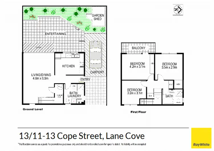 Floorplan of Homely apartment listing, 13/11-13 Cope Street, Lane Cove NSW 2066