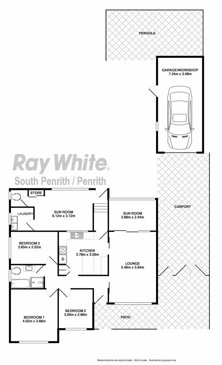 Floorplan of Homely house listing, 7 Baxter Street, South Penrith NSW 2750