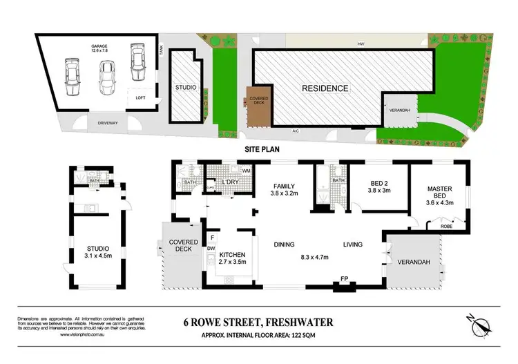 Floorplan of Homely house listing, 6 Rowe Street, Freshwater NSW 2096
