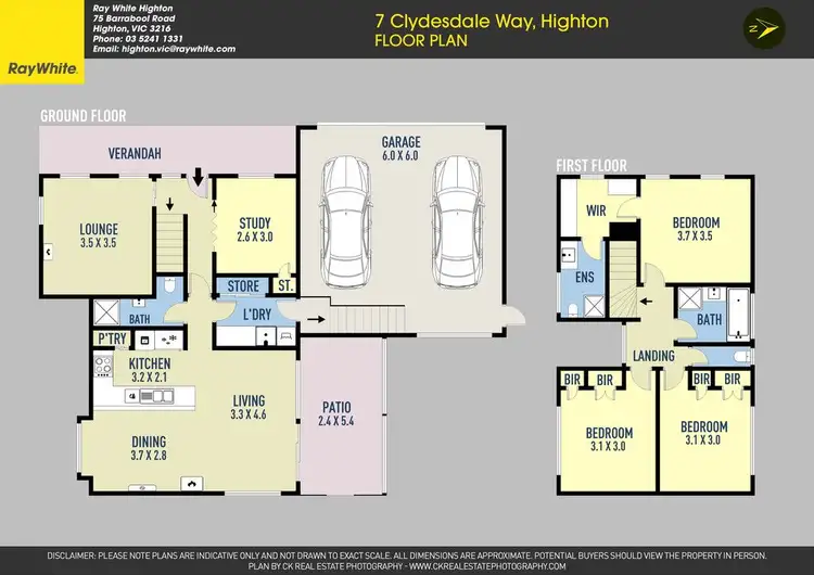 Floorplan of Homely house listing, 7 Clydesdale Way, Highton VIC 3216