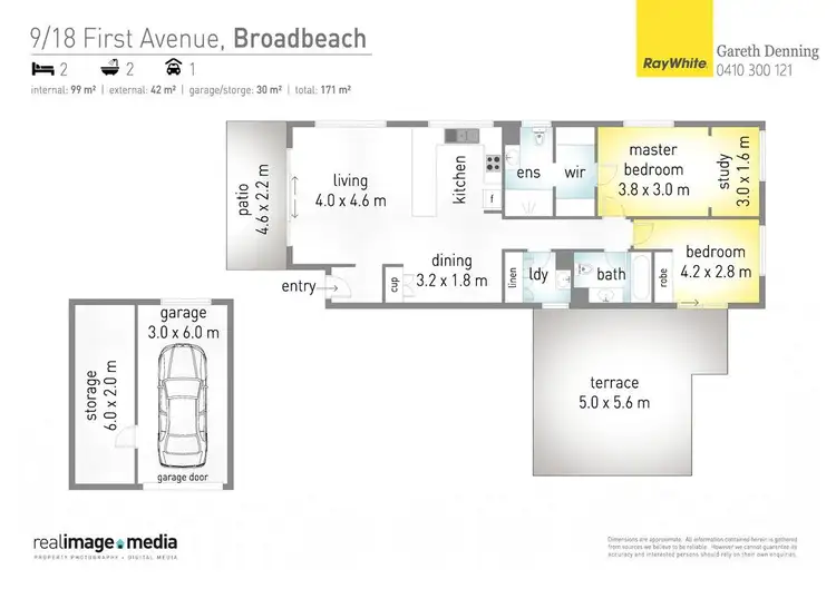 Floorplan of Homely unit listing, 9/18 First Avenue, Broadbeach QLD 4218