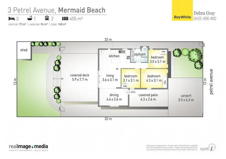 Floorplan of Homely house listing, 3 Petrel Avenue, Mermaid Beach QLD 4218