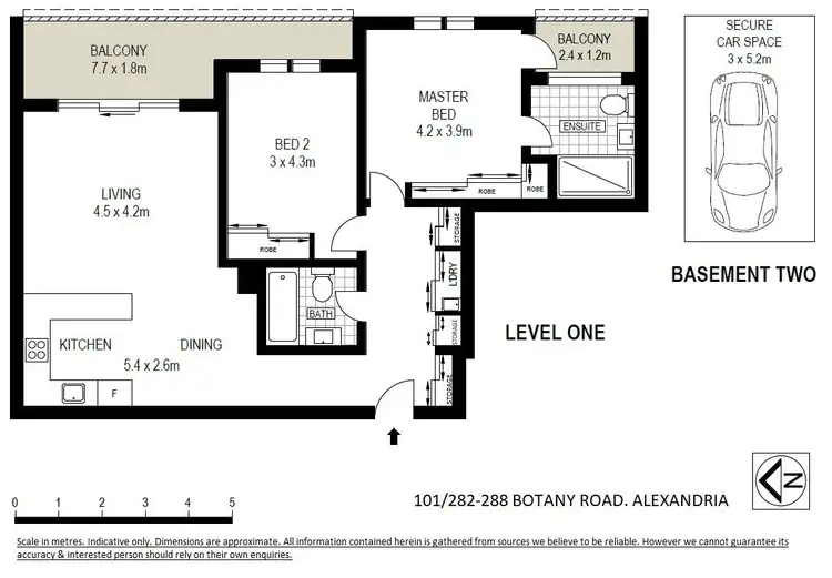 Floorplan of Homely apartment listing, 101/282-288 Botany Road, Alexandria NSW 2015