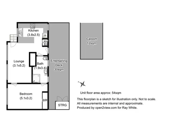 Floorplan of Homely house listing, 3/3 Watkins Avenue, West Hobart TAS 7000