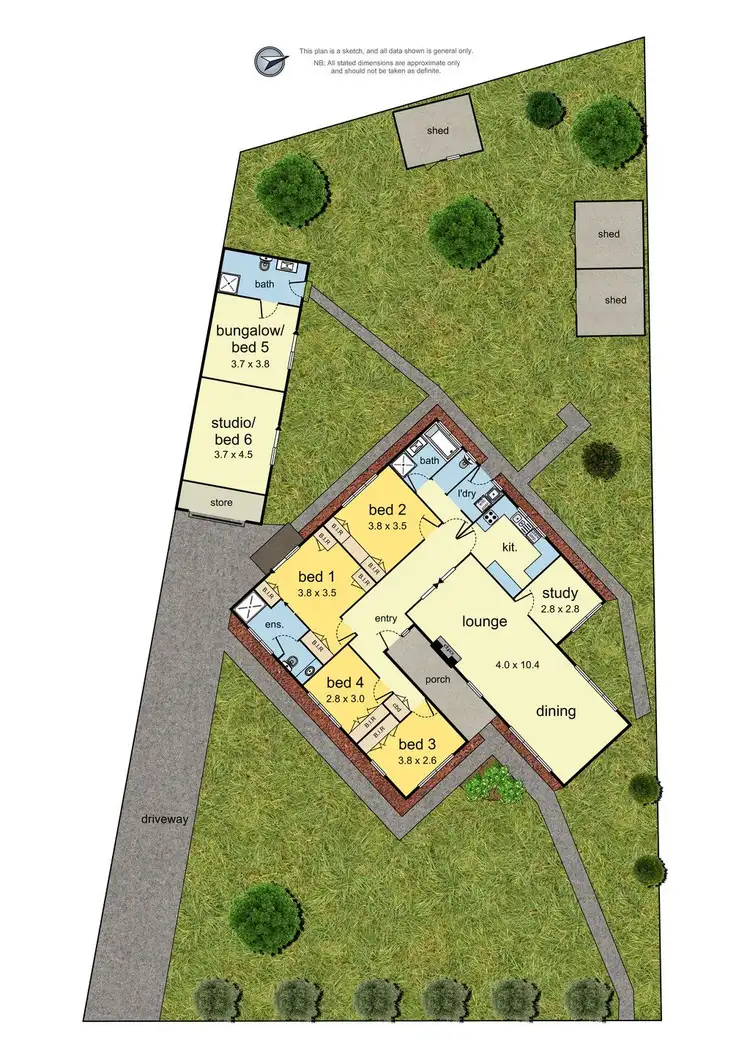 Floorplan of Homely house listing, 39 Blazey Road, Croydon South VIC 3136