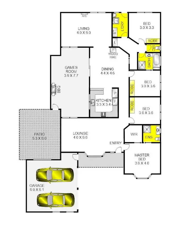 Floorplan of Homely house listing, 8 Loretta Close, Lara VIC 3212