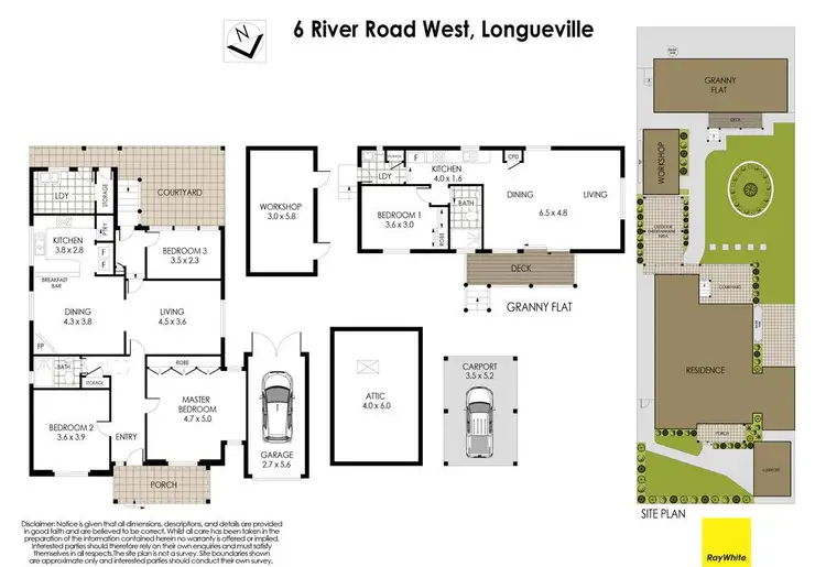 Floorplan of Homely house listing, 6 River Road West, Longueville NSW 2066