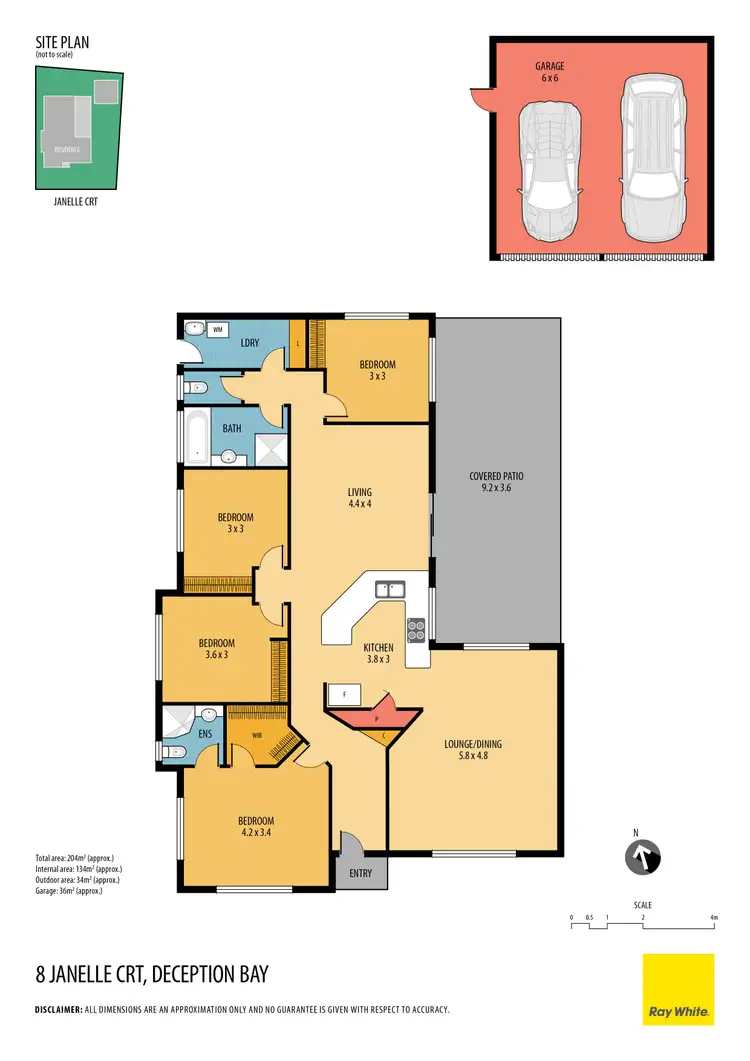 Floorplan of Homely house listing, 8 Janelle Court, Deception Bay QLD 4508