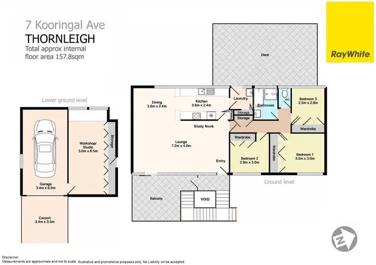 Floorplan of Homely house listing, 7 Kooringal Avenue, Thornleigh NSW 2120