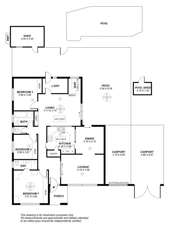 Floorplan of Homely house listing, 20 Toovis Avenue, St Agnes SA 5097