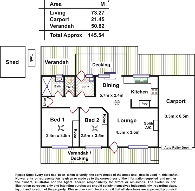 Floorplan of Homely house listing, Site 13 Bottlebrush Street N.C.R.V, 1 Andrews Road, Penfield SA 5121