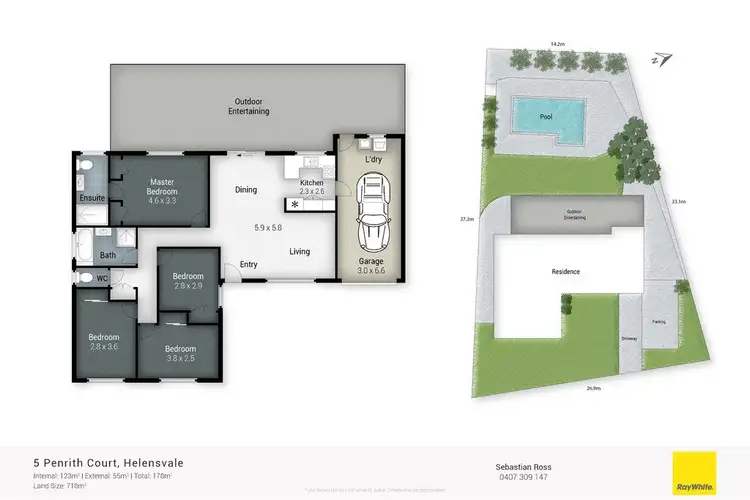 Floorplan of Homely house listing, 5 Penrith Court, Helensvale QLD 4212