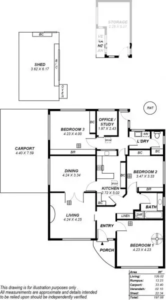 Floorplan of Homely house listing, 12 Fiscom Avenue, Camden Park SA 5038