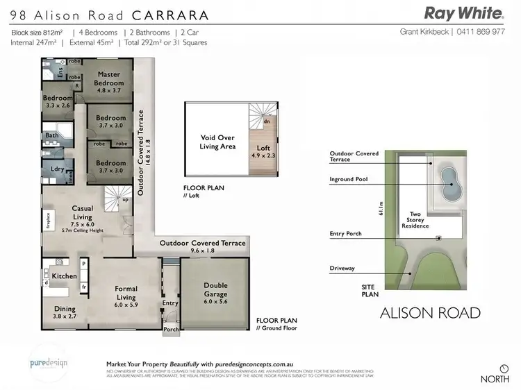 Floorplan of Homely house listing, Lot 98 Alison Road, Carrara QLD 4211