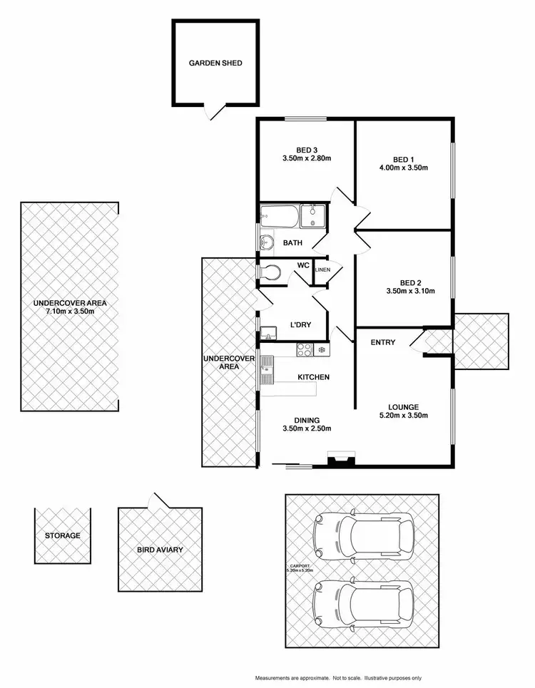 Floorplan of Homely house listing, 2 Allen Street, Euroa VIC 3666