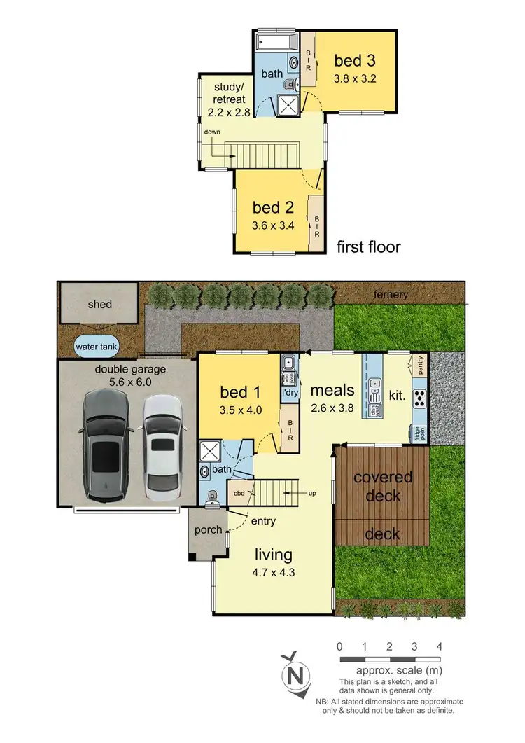 Floorplan of Homely townhouse listing, 2/30 Highfield Avenue, Mulgrave VIC 3170