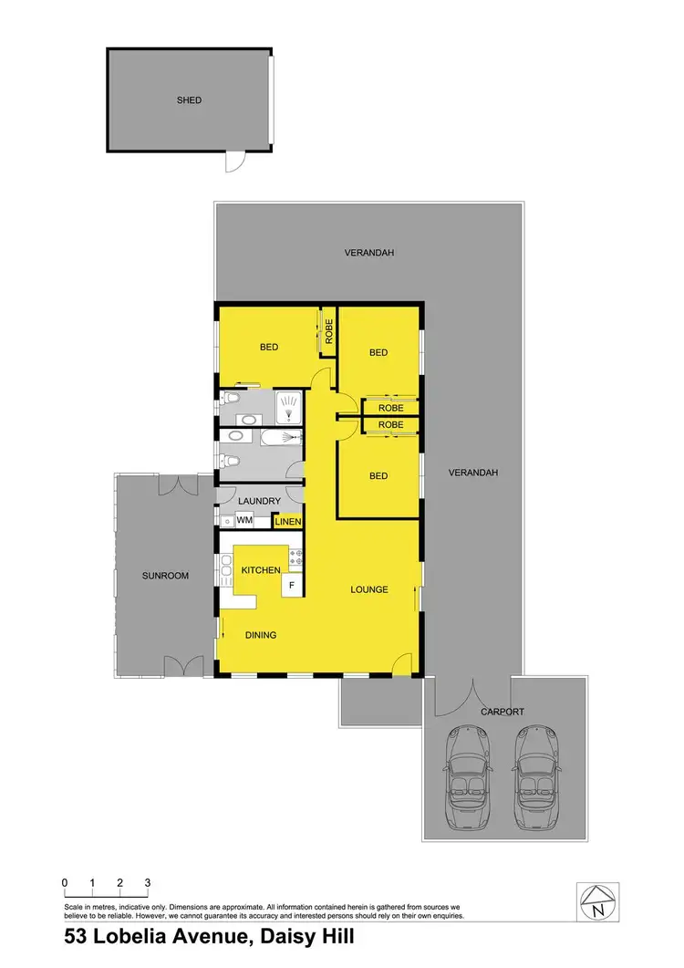 Floorplan of Homely house listing, 53 Lobelia Avenue, Daisy Hill QLD 4127