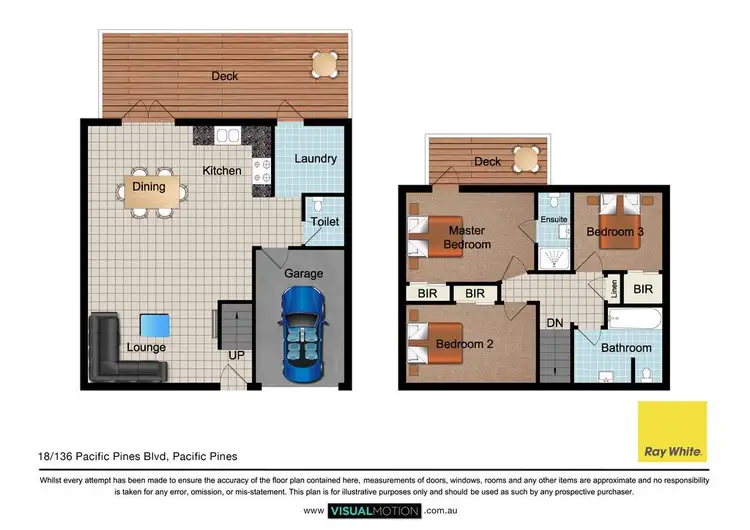Floorplan of Homely townhouse listing, 18/136 Pacific Pines Boulevard, Pacific Pines QLD 4211