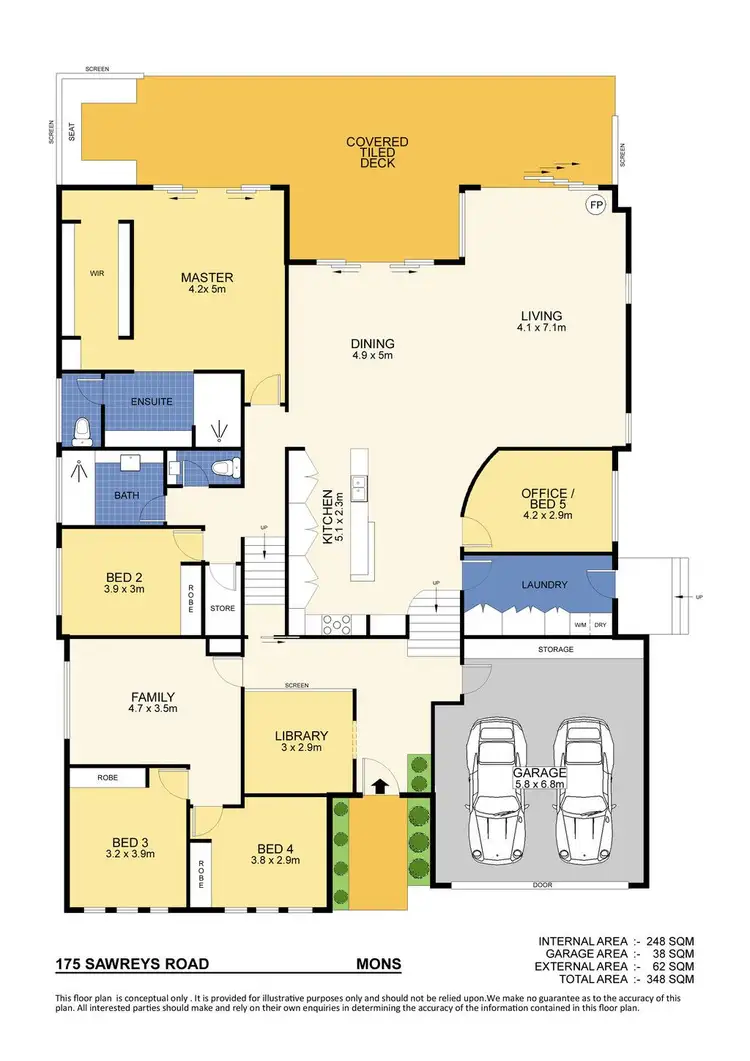 Floorplan of Homely house listing, 175 Sawreys Road, Mons QLD 4556