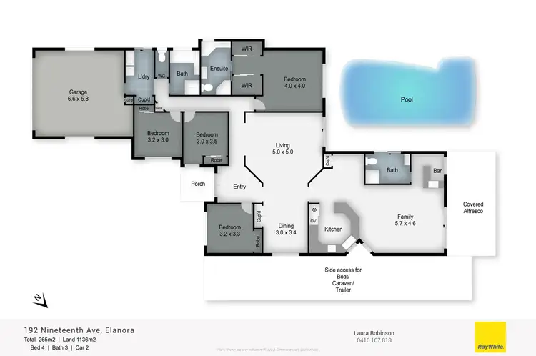 Floorplan of Homely house listing, 192 Nineteenth Avenue, Elanora QLD 4221