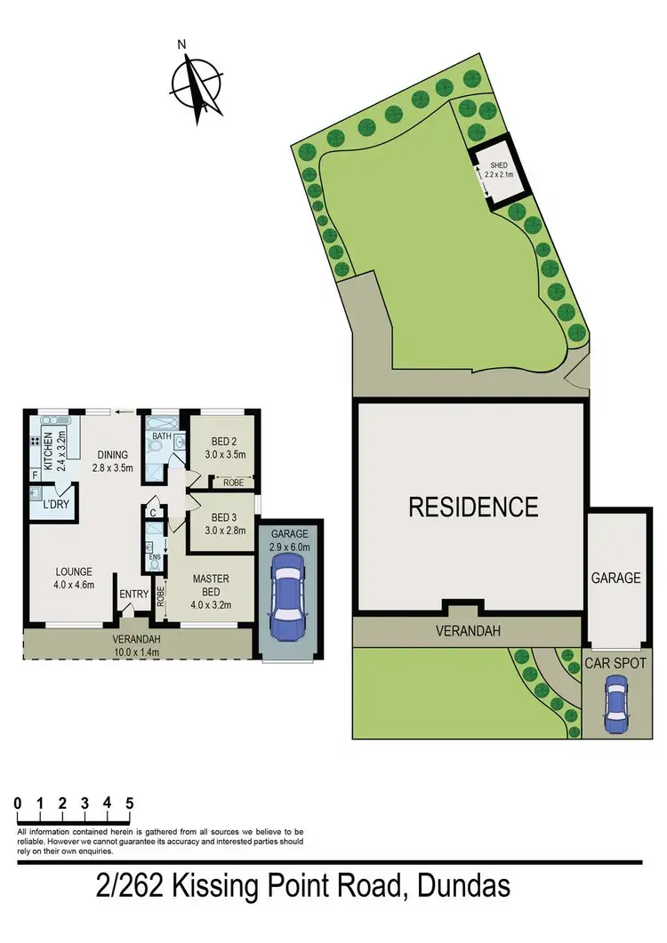 Floorplan of Homely villa listing, 2/262 Kissing Point Road, Dundas NSW 2117