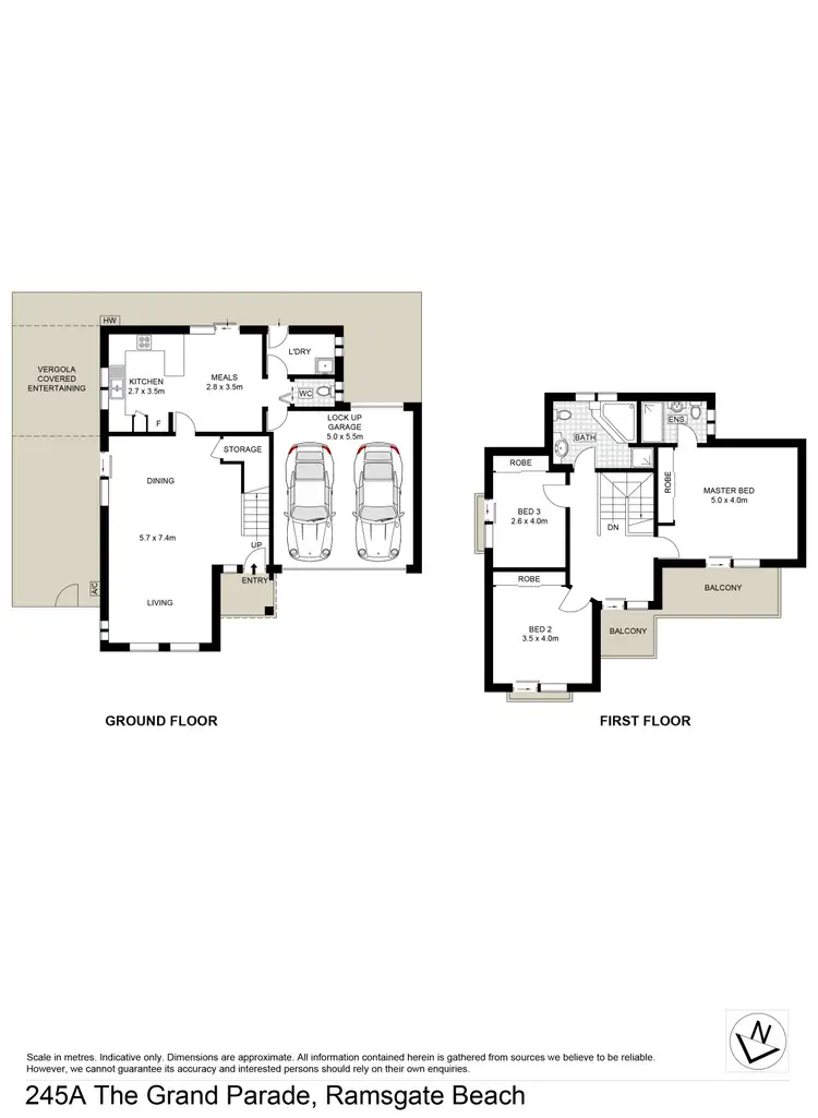 Floorplan of Homely house listing, 245a The Grand Parade, Ramsgate Beach NSW 2217