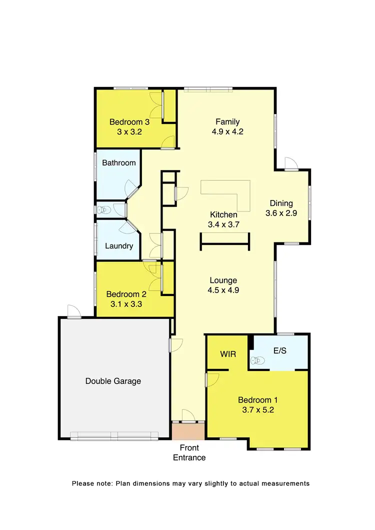 Floorplan of Homely house listing, 52 Waterford Drive, Miners Rest VIC 3352